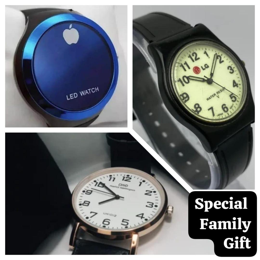 Special Family Gift Watches - Pack Of 3